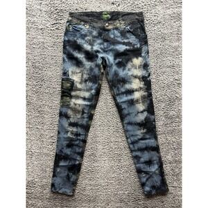 Daang Goodman Tripp Nyc Distressed‎ Skinny Camo Cargo Denim Pants Womens Size 29